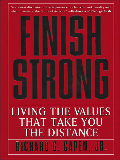 Title details for Finish Strong by Richard G. Capen - Wait list